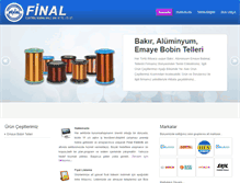 Tablet Screenshot of finalelektrik.com